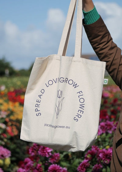 Jack the Grower canvas tote bag