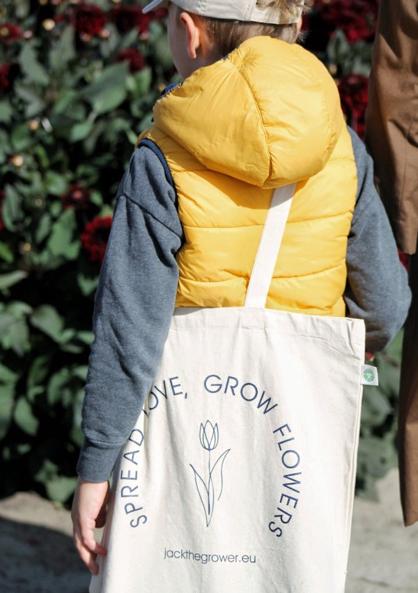 Jack the Grower canvas tote bag